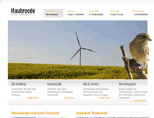 Tablet Screenshot of haubreede.info